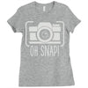 oh snap Ladies Fitted T-Shirt