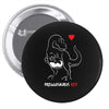 pregnant rex white and red color Pin-back button