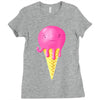 octopus icecream Ladies Fitted T-Shirt