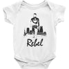 rebel   blackout Baby Onesie
