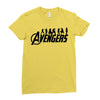 Avengers Silhouette Ladies Fitted T-Shirt