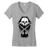 coffin and reaper Women's V-Neck T-Shirt