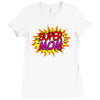 super mom Ladies Fitted T-Shirt