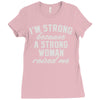 strong woman Ladies Fitted T-Shirt
