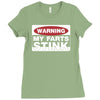 warning my farts stink, ideal gift, birthday present Ladies Fitted T-Shirt