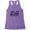 Dogs Because People Suck Racerback Tank
