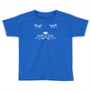 whiskers cat dog cute puppy animal baseball jersey Toddler T-shirt