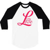 love laugh best trending 3/4 Sleeve Shirt