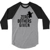zero bothers given 3/4 Sleeve Shirt