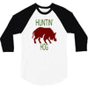 hantin hog 3/4 Sleeve Shirt