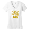 fantasy football legend sunday night football sports league tee shirt Women's V-Neck T-Shirt