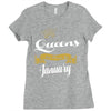 queens are born in january Ladies Fitted T-Shirt
