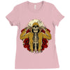 hip hop and rose Ladies Fitted T-Shirt