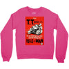 vintage tt race poster, ideal gift or birthday present Crewneck Sweatshirt