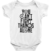 Fight Alone Avengers Baby Bodysuit