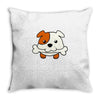 mobbu puppy Throw Pillow