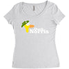 duck norris Women's Triblend Scoop T-shirt