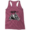 frideay white Racerback Tank