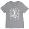 redneck drinking team funny party V-Neck Tee