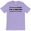 im not an alcoholic im a drunk t shirt x large funny beer pong keg par T-Shirt