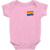 Rainbow Flag Baby Onesie