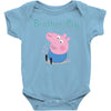 peppa pig brother pig Baby Bodysuit