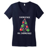 chemistree funny chemistry Women's V-Neck T-Shirt