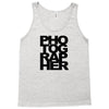 photographer camera photography modern text photos scrapbook geek t sh Tank Top