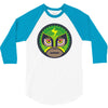 lucha libre   green 3/4 Sleeve Shirt