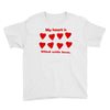 my heart is filled with love Youth Tee