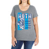 hoth coldest in the galaxy Ladies Curvy T-Shirt