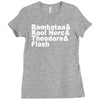 afrika bambaataa Ladies Fitted T-Shirt