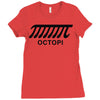 octopi Ladies Fitted T-Shirt