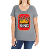 king red Ladies Curvy T-Shirt