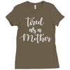 tired as a mother Ladies Fitted T-Shirt