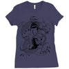 japanese dragon Ladies Fitted T-Shirt