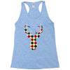 christmas deer Racerback Tank