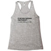 stop destroying our planet it's where i keep all my stuff geek tee shi Racerback Tank