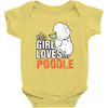 This Girl Loves Poodle Baby Onesie