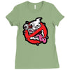 ghost blast Ladies Fitted T-Shirt