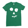 face skull Ladies Fitted T-Shirt