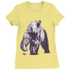 bear block Ladies Fitted T-Shirt