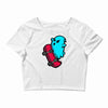 radical ghost Crop Top