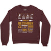 born december multitasking problem solving Crewneck Sweatshirt