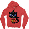 witch cat Zipper Hoodie