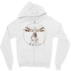 vitruvian robot Zipper Hoodie