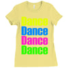 dance dance Ladies Fitted T-Shirt