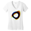 orbital wonky style Women's V-Neck T-Shirt