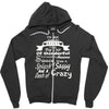 i'm not just an aunt Zipper Hoodie