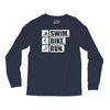 v6 swim bike run Long Sleeve Shirts